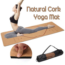 Load image into Gallery viewer, Natural Cork Yoga Mat