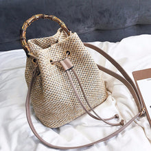 Load image into Gallery viewer, Women Bamboo Bracelet Bag