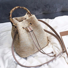 Load image into Gallery viewer, Women Bamboo Bracelet Bag