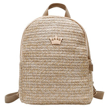 Load image into Gallery viewer, Straw Travel Backpack