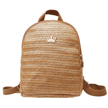 Load image into Gallery viewer, Straw Travel Backpack