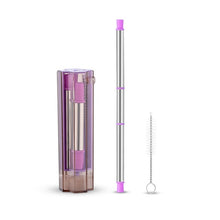 Load image into Gallery viewer, Telescopic Drinking Straw