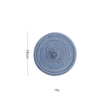 Load image into Gallery viewer, 6pcs/set Round Ramie Insulation Pad