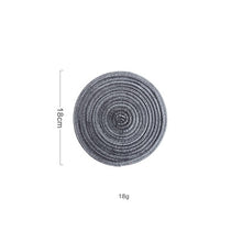 Load image into Gallery viewer, 6pcs/set Round Ramie Insulation Pad