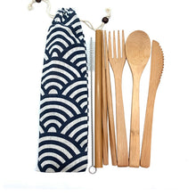 Load image into Gallery viewer, Bamboo Cutlery Set