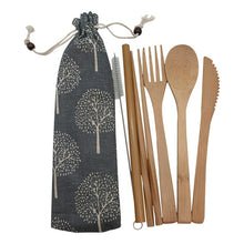 Load image into Gallery viewer, Bamboo Cutlery Set